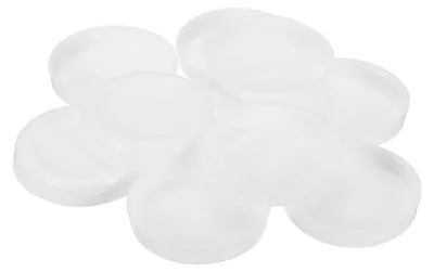 Productafbeelding van Omgoods - 60 Stuks Plastic Eindkappen voor Ronde Kartonnen Verzendbuizen