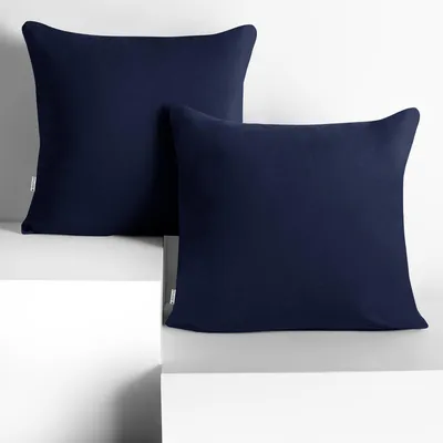 Immagine prodotto di Set di 2 federe in cotone AMBER 80x80 blu navy DecoKing