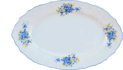 Produktbild von Thun 1794 Ovale Schale 34, Bernadotte, Vergissmeinnicht, Thun