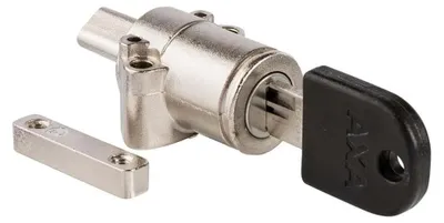 Produktbild von Axa Bosch Powertube Batteriesperre Silber  Silber One Size