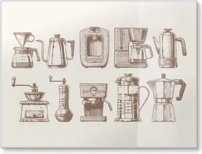 Produktbild von DEQORI Schneidebrett Glas 40x30 cm 'Kaffeekunstwerke' Schneideplatte Servierplatte groß