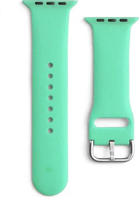 Obrázek produktu pro APS silikonový řemínek pro Apple Watch 8/7/6/5/4/3/2, SE (41/40, 38 mm), Mint