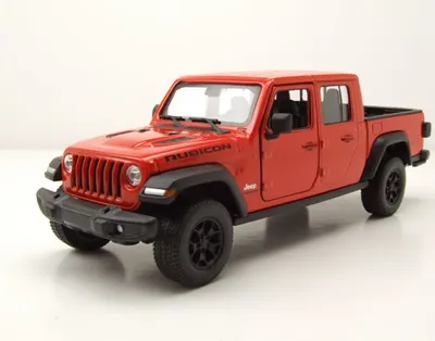 Produktbild von Welly 24103O Jeep Gladiator Rubicon Pick Up 2019 orange 1:24