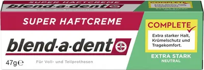 Immagine prodotto di Blend-a-dent Crema adesiva neutra completa per protesi dentarie 47 g