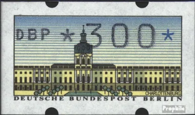 Produktbild von Briefmarken Berlin (West) 1987 Mi ATM1, 3.00 Nominale postfrisch Automatenmarken