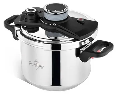 Image de Autocuiseur 8L Tous feux dont induction Acier inoxydable Swiss Haus SH-PCA8L