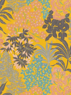 Zdjęcie produktu dla Tapeta flizelinowa 39128-3 Metropolitan Stories 3 floral yellow