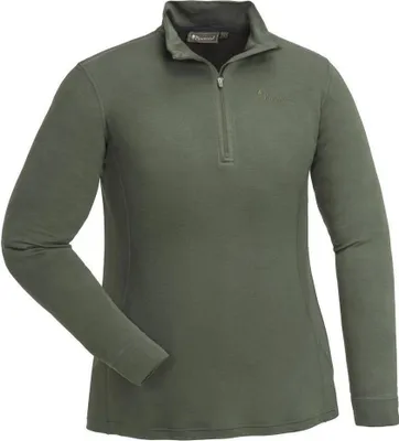 Produktbild von Pinewood 3406 Abisko Merino Damen Langarmshirt D. Moosgrün (733) XL