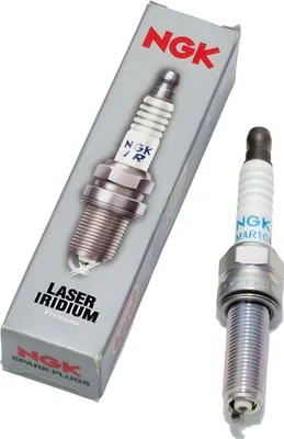 Produktbild von Zündkerze NGK SILMAR10A9S Iridium-Zündkerze entstört, 26,5mm besonders langes Gewinde Ø 10,0mm Hex 14,0mm, Elektrodenabstand 0,90mm, Wärmewert 10, 7764