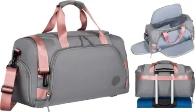 Produktbild von Peterson Reisetasche für Damen Zremoop grau-rosa One size