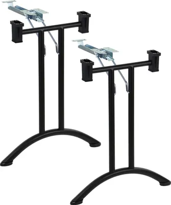 Produktbild von Klappgestell für Tisch, Schreibtisch SC-922, für Büro, Hotel, Restaurant, Breite 59 cm, Höhe 72,5 cm, Schwarz