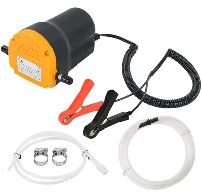 Produktbild von Ölwechselpumpe Ölpumpe Absaugpumpe - 12 V - 80 W - Kraftstoffumpumpe mit Schläuchen - Für Auto und Motorrad