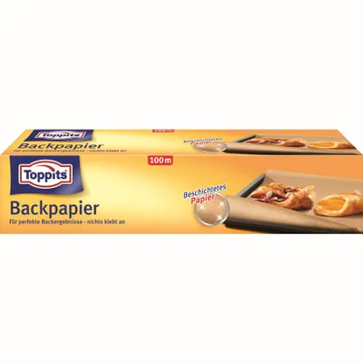 Zdjęcie produktu dla Papier do pieczenia Toppits duża rolka Dla doskonałych rezultatów pieczenia nic nie przywiera