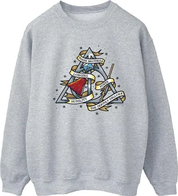 Produktbild von Harry Potter - "The Deathly Hallows" Sweatshirt für Damen BI21506 (M) (Grau)