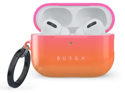 Produktbild von Schutzhülle für AirPods Pro 3, Burga Sunset Club, Orange-rosa