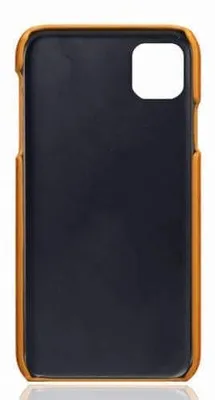 Produktbild von Lederhülle für iPhone 11 mit Kartenfach - Braun
