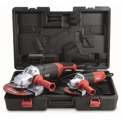 Produktbild von Flex Winkelschleifer Set L 2200 230 + L 850 125 Koffer M 14 Schleifen 533121