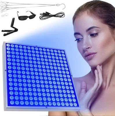 Produktbild von Sonnenhimmel Aufhängbar – Gesichtsbräuner 225 Leds - Solarium – Selbstbräuner – Inklusive Brille – UV Licht – Infrarotlampen – Professionelle Sonnenbank – Für Körper und Gesicht