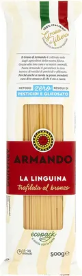 Produktbild von 10x Il Grano Di Armando La Linguina Italienischer Weizen Bronze gezeichnet 100% Italienische Pasta 500g