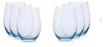 Produktbild von Gotglass Blaue transparente Gläser 590 ml 6er Set