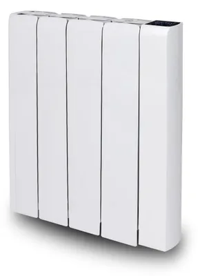 Imagen del producto de Radiador cerámico de convección - 1000 W de potencia - Montaje en pared - Blanco - Termostato digital - Programable - Calefacción para interiores