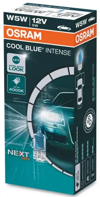 10x (10 Stück) T10 OSRAM COOL BLUE INTENSE NEXT GENERATION Standlicht – Produktansicht