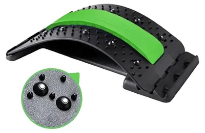 Produktbild von Rückenmassagegerät, verstellbare Stufen, tragbares Design, Magnetotherapie Grün