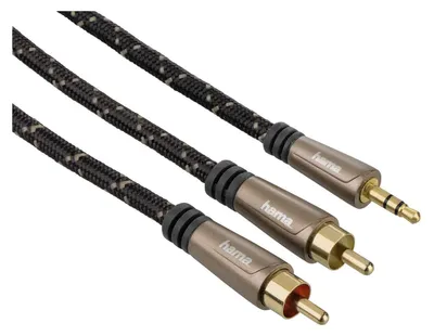 Obrázok produktu pre HQ Audio 1,5 m kábel adaptéra 3,5 mm jack na 2x cinch konektor