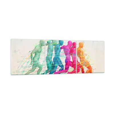 Produktbild von Bilder auf glas - Spieler Ziel tröpfeln Energie - 90x30cm - Glasbilder - Wandbilder - Kunstdruck - zum Aufhängen bereit - Wanddekoration aus Glas - Glas Bilder - Wandbild auf Glas - GCA90x30-3177