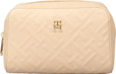 Immagine prodotto di Beauty TOMMY HILFIGER portatrucchi washbag tessuto logato articolo AW0AW15269 - cm.19 x 12 x 8 (circa), UNICA - ONE SIZE, Poliuretano 100%
