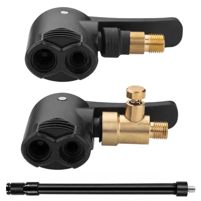 Produktbild von Presta Adapter 2er Set Messing 7,8mm – Hebelstecker für Fahrrad, Motorrad | Auto, LKW Ventil