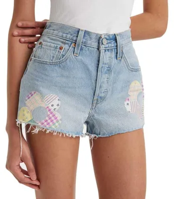 Produktbild von Levi's Damen 501® Original Shorts Denim Shorts,Fresh As A Daisy Short,25W