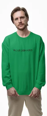 Produktbild von D&B Design Uni Pullover SWMO00100 Valar Dohaeris Grün-Größe L