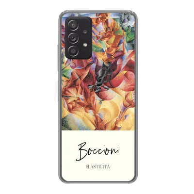 Produktbild von MuchoWow® Handyhülle Schutzhülle Hülle für Samsung Galaxy A33 5G Kunst - Umberto Boccioni - Elasticità Silikon Softcase Handy Hülle - Kartenhalter