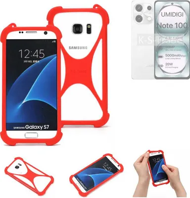 Produktbild von K-S-Trade Handy-Hülle kompatibel mit UMIDIGI Note 100A Schutz-Hülle Bumper Silikon Schutz Hülle Cover Case Silikoncase Silikonbumper TPU Softcase