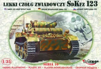 Immagine prodotto di Modello da assemblare Carro armato leggero da ricognizione SDKFZ 123