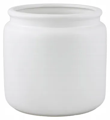 Produktbild von Skandi.pl Kolli Übertopf weiß matt Keramik 15cm