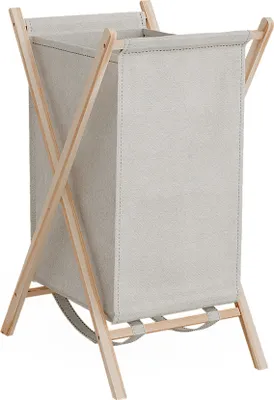 Image de Panier à linge Vicco Bruno Beige 40x64cm, Model 49383