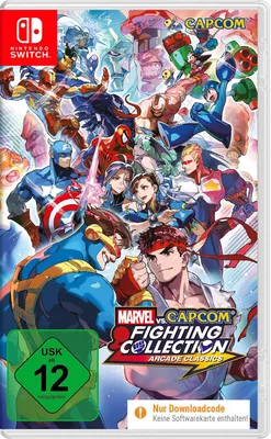 Produktbild von ak tronic Software & Services Marvel vs. Capcom Fighting Colletion Arcade, Nintendo Switch, Code in einer Box
