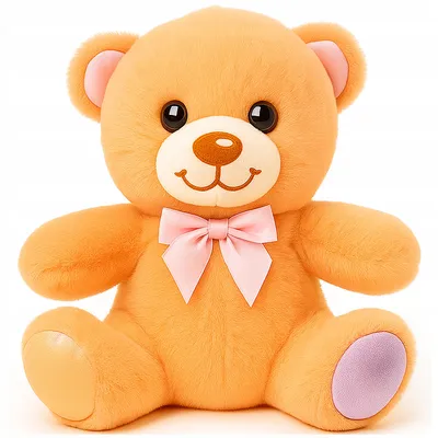 Immagine prodotto di Bambly Orsacchiotto di peluche alla lavanda Peluche Mascotte Peluche Arancione 15 cm