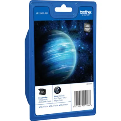 Produktbild von Brother LC1280XLBKBP - Mit hoher Kapazität - Schwarz - original - Blisterverpackung - Tintenpatrone - für Brother MFC-J5910DW, MFC-J6510DW, MFC-J6710DW, MFC-J6910DW