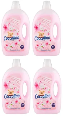 Produktbild von 4x Coccolino Ammorbidente Diluito Sensazione Seta Verdünnter Weichspüler 40 Wäschen 3Lt