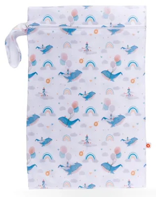 Produktbild von xkko Wetbag Windelbeutel Medium Sky Whale