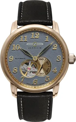 A close-up studio shot of a men's wristwatch.