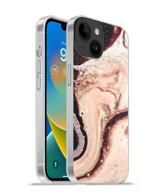 Produktbild von MuchoWow® Handyhülle Schutzhülle Hülle für Apple iPhone 14 - Softcase Marmor - Mineralien - Naturstein Silikon Softcase Handy Hülle - Mobiltelefonhülle