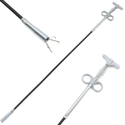 Produktbild von Greifer Abflussgreifer Klauengreifer - 90 cm - 4 Klauen - Federmechanismus - Flexibel