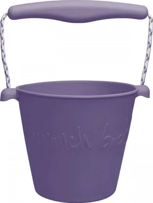 Produktbild von Silikoneimer für Wasser und Sand - Violett / Scrunch