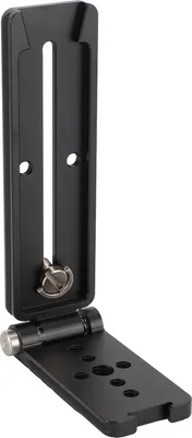 Image de PUSOKEI Support L pour appareil photo, Plaque de fixation rapide, Alliage d'aluminium professionnel avec design de texture unique et connexion de sabot froid, Adaptateur pour��la photographie DSLR