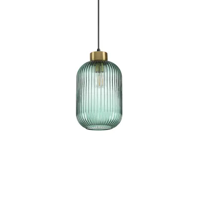 Produktbild von Vintage-Decò Aufhängung Mint-1 Metall Grün 1 Licht E27
