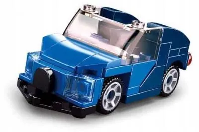 Produktbild von Sluban Mini Cabriolet Blau Konstruktionsbausteine 44 Teile